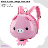 Kindergarten Cute Cartoon Kids School Bag for Boys and Girls (Eggshell Pig - 3D)
